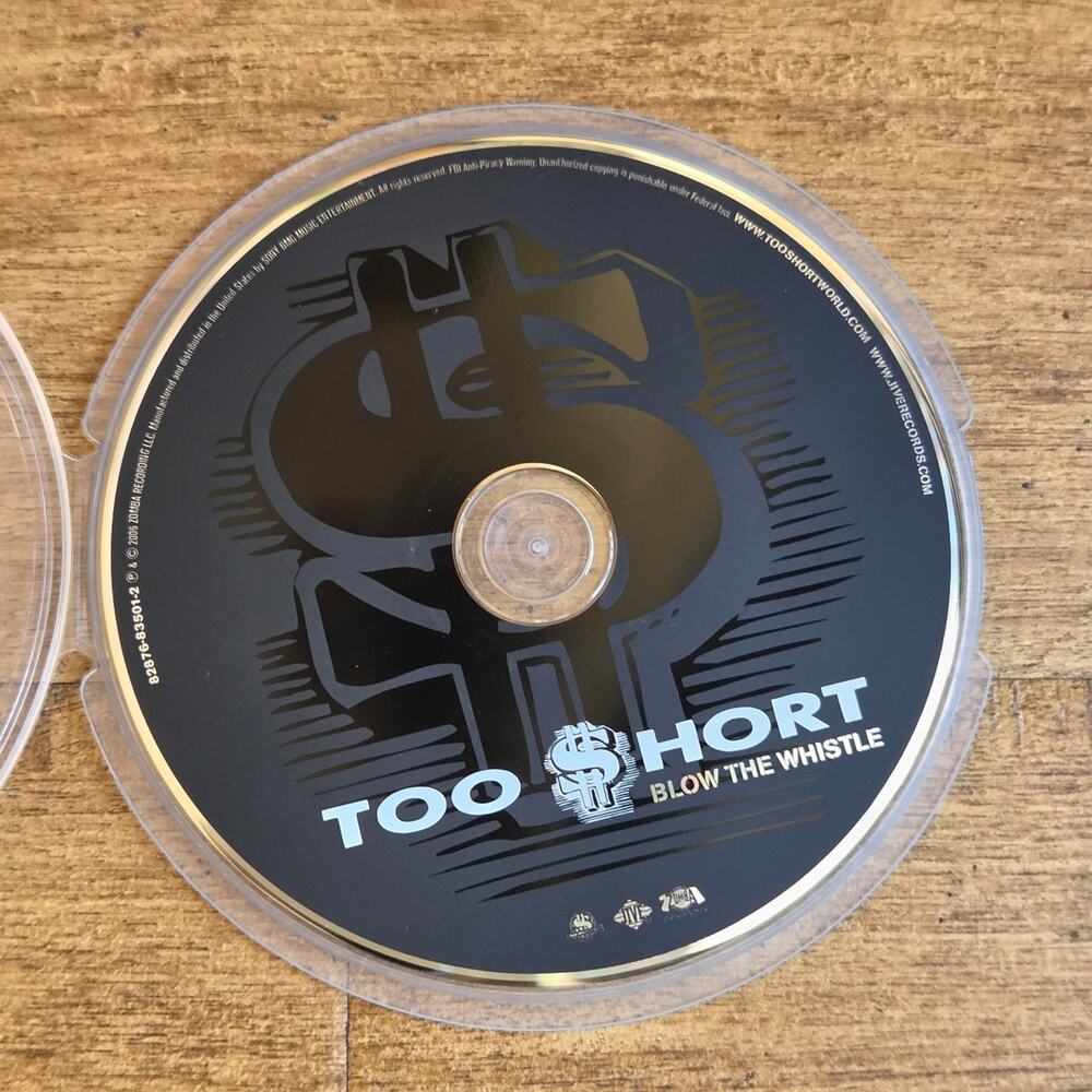 Vtg 2006 Too $hort BLOW THE WHISTLE CD RAP HIP HOP